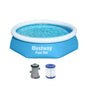 Bestway Fast Set Zwembad incl Filterpomp 244 x 61cm