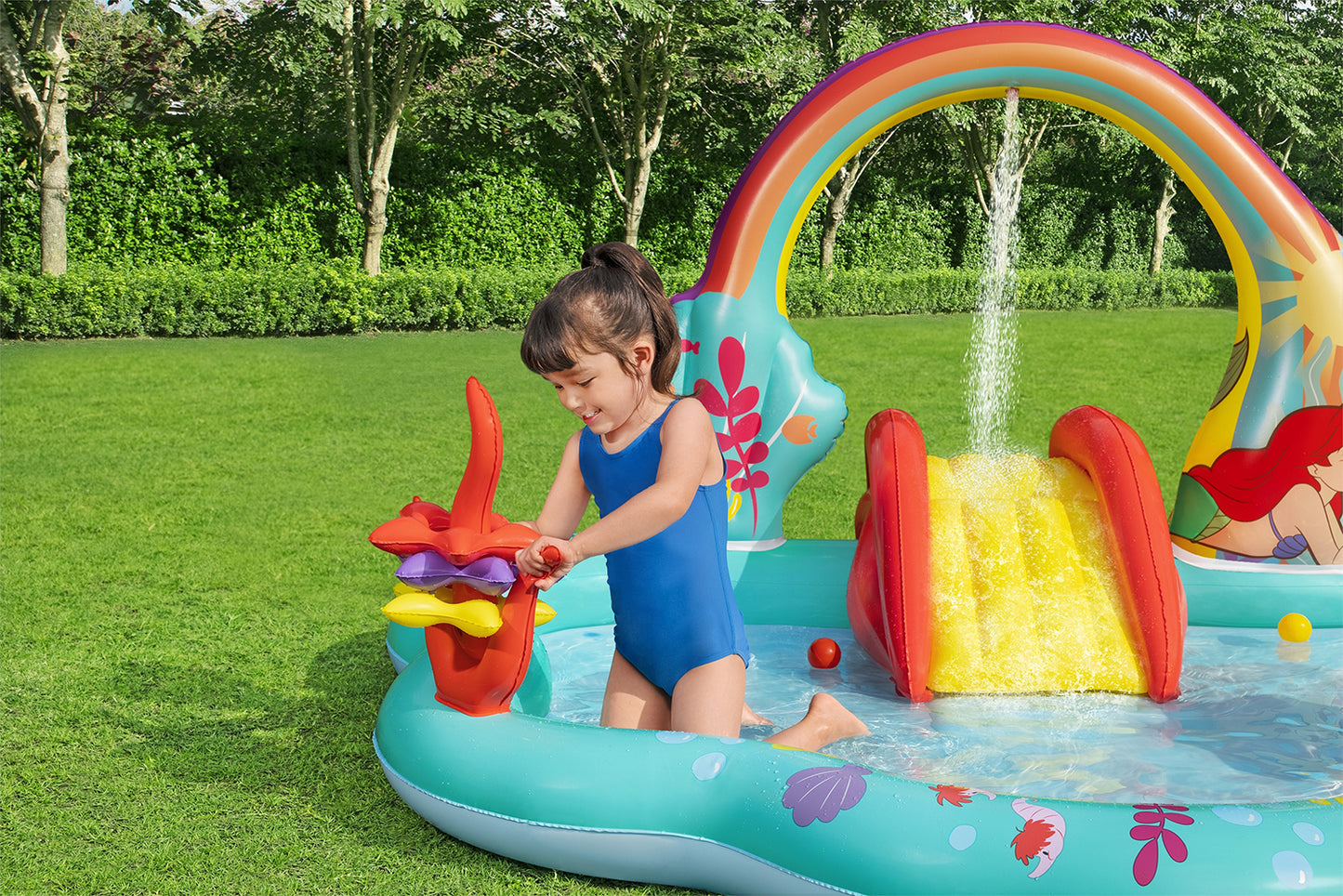 Bestway Opblaasbaar Zwembad Speelpark Disney Zeemeermin vanaf +2 jaar
