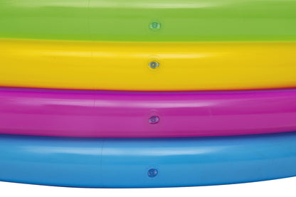 Bestway Opblaasbaar Kinderzwembad 4 Ringen Regenboog 157x46 cm vanaf +3 Jaar