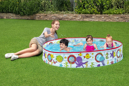 Bestway Kinderzwembad met zeedieren 152x25 cm vanaf +2 Jaar